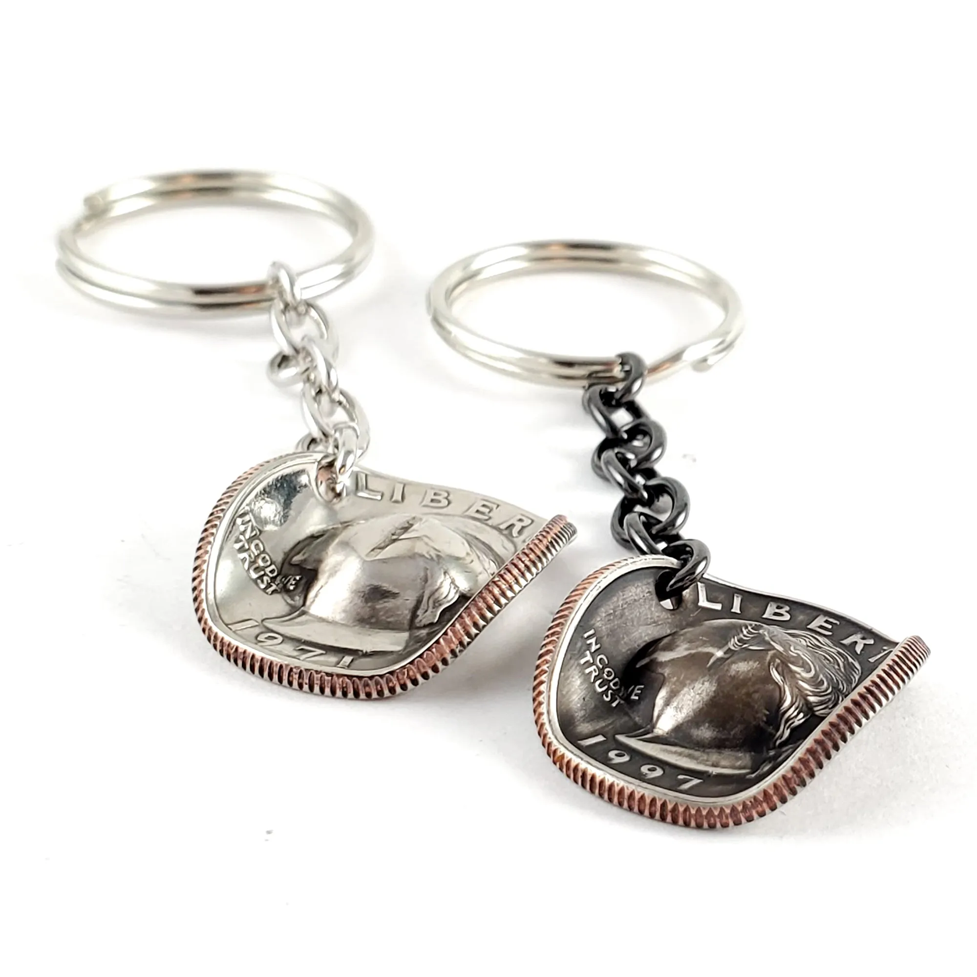 1965-1998 Quarter Cowboy Hat Coin Keychain