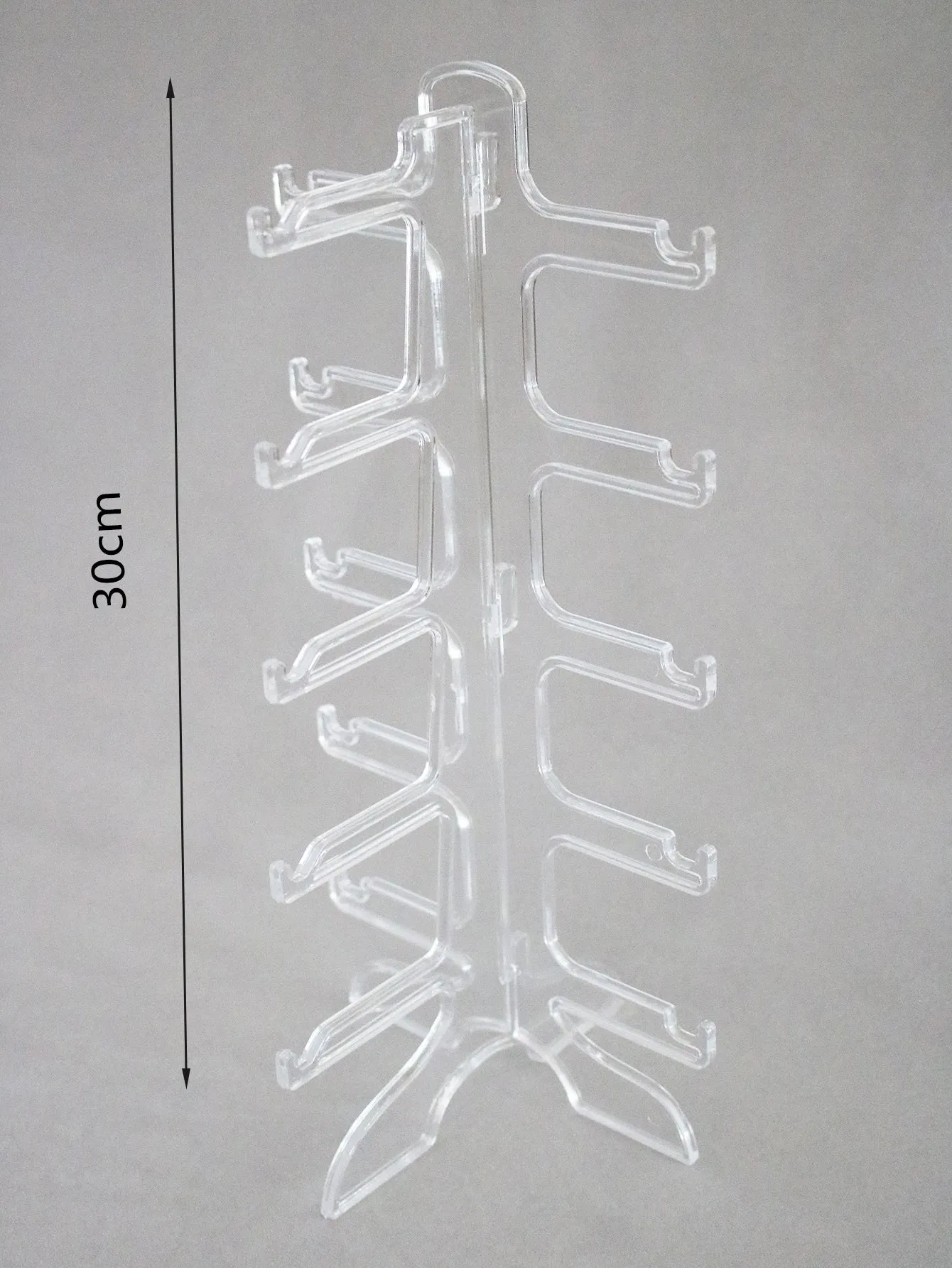 1pc Clear Glasses Storage Rack