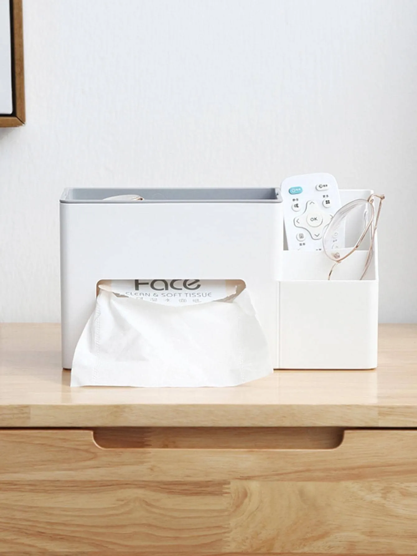 1pc Multifunction Tissue Storage Box