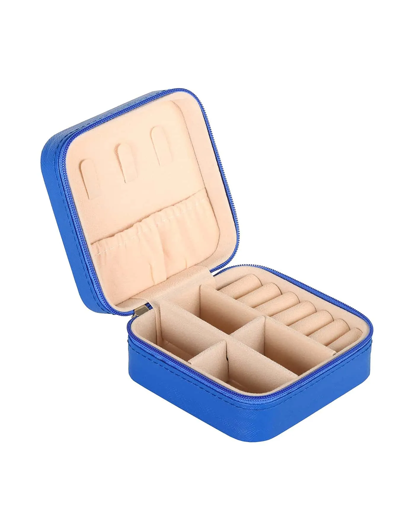 1pc Portable Travel Earrings Storage Box,Mini Ring Storage Case,Necklace Storage Box