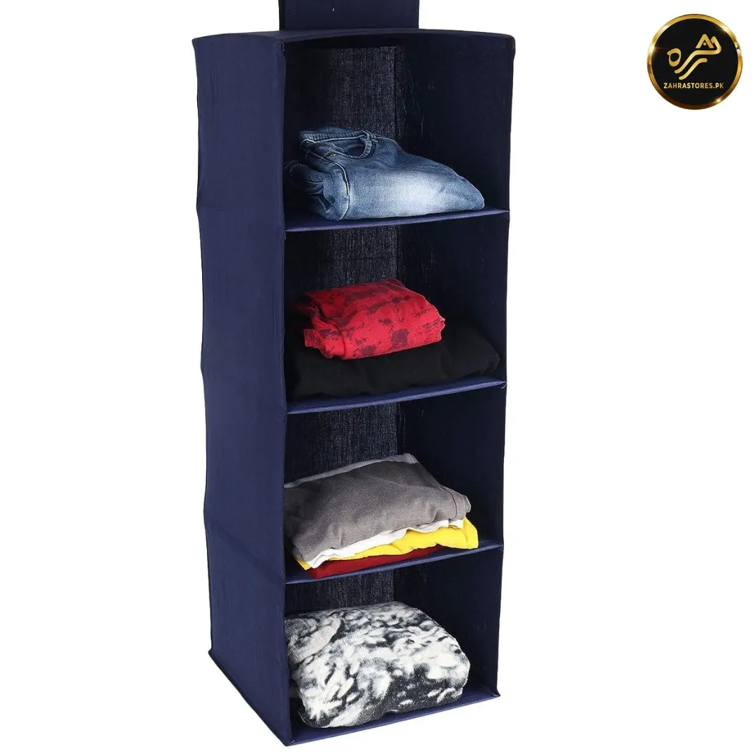 4 Shelf Clothes Hanging Organizer