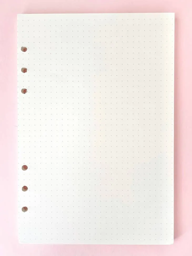 A5 Insert - Dot Page Refills