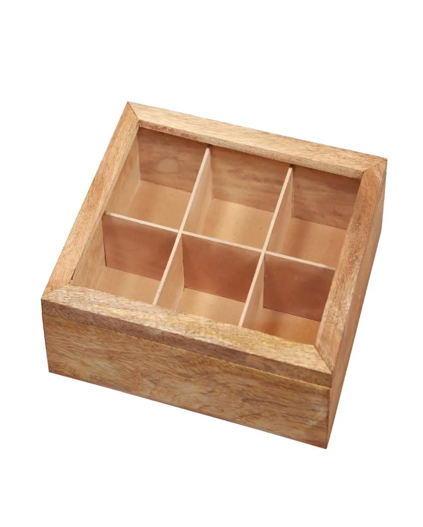 Aachman Wooden Tea Box | 10 Inch