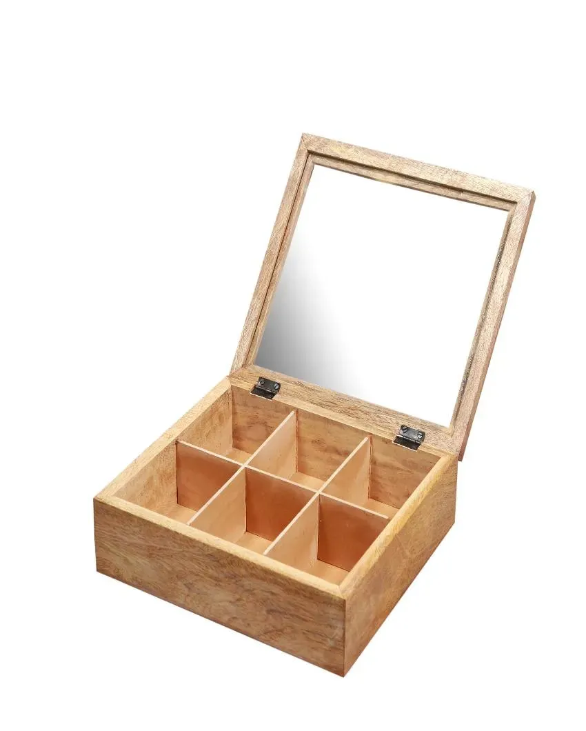 Aachman Wooden Tea Box | 10 Inch