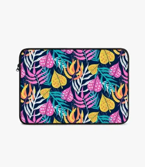 Abstract Leaves Laptop Sleeve