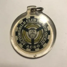 Acso Pi. Quinconces - Bordeaux Automobile Club Keychain