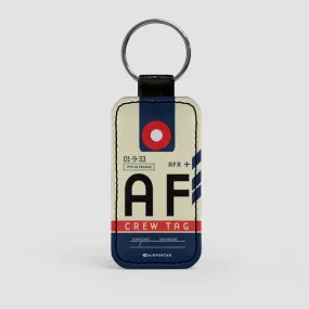 AF - Leather Keychain