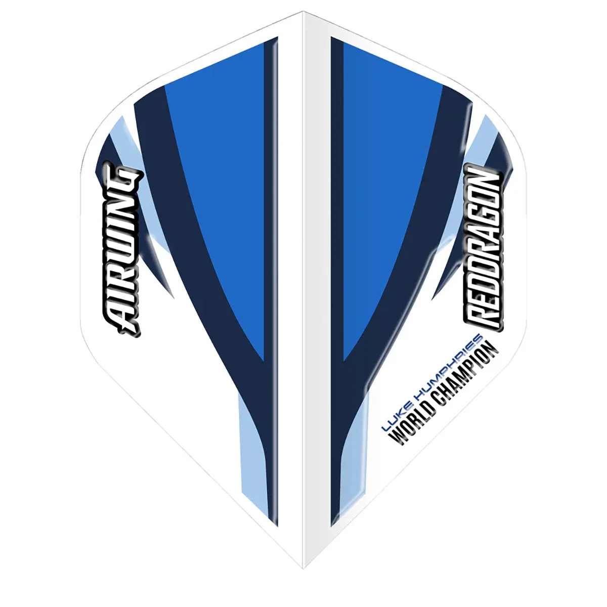 Airwing Luke Humphries World Champion White Standard Dart Flights by Red Dragon