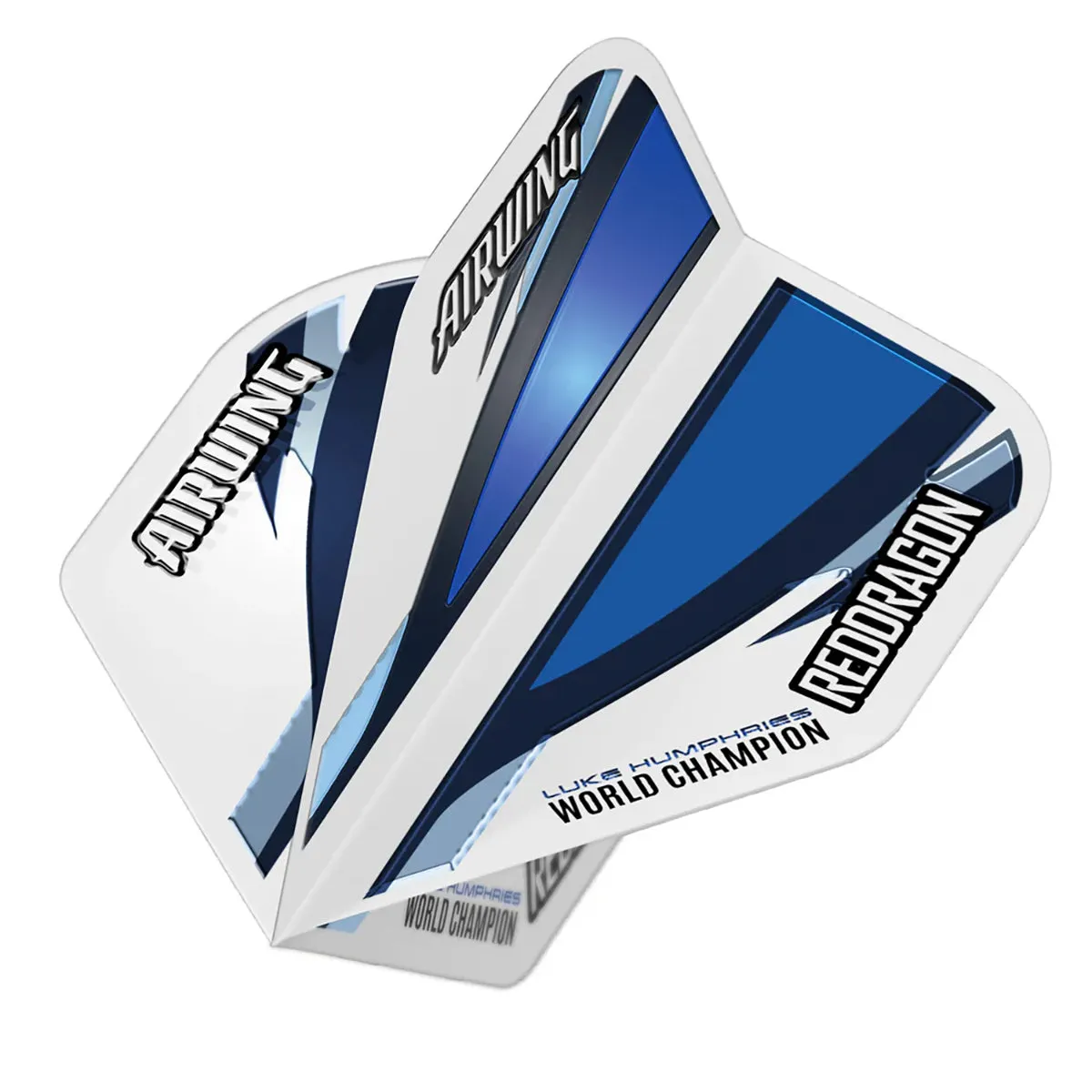 Airwing Luke Humphries World Champion White Standard Dart Flights by Red Dragon