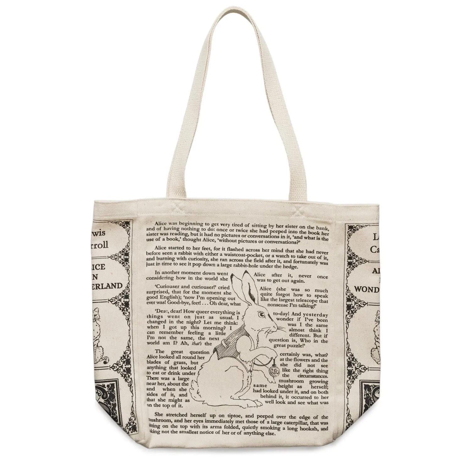 Alice in Wonderland Book Tote