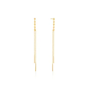 Ania Haie Gold Spike Double Drop Earrings