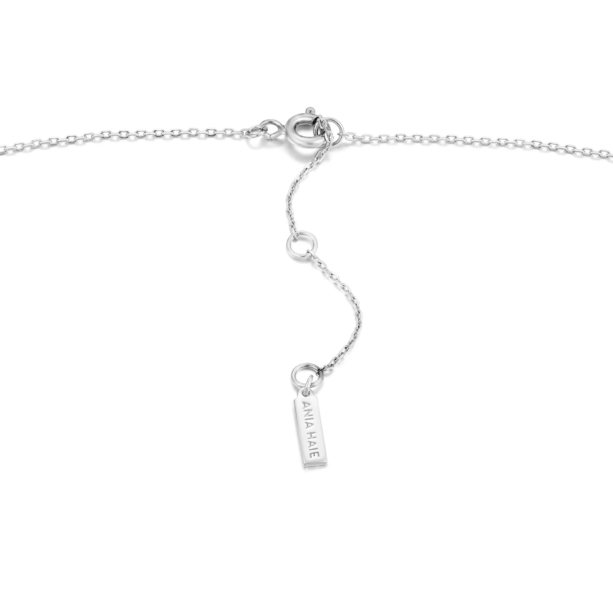 Ania Haie Silver Rope Disc Necklace