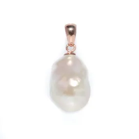 Baroque Pearl Pendant 9ct Rose Gold