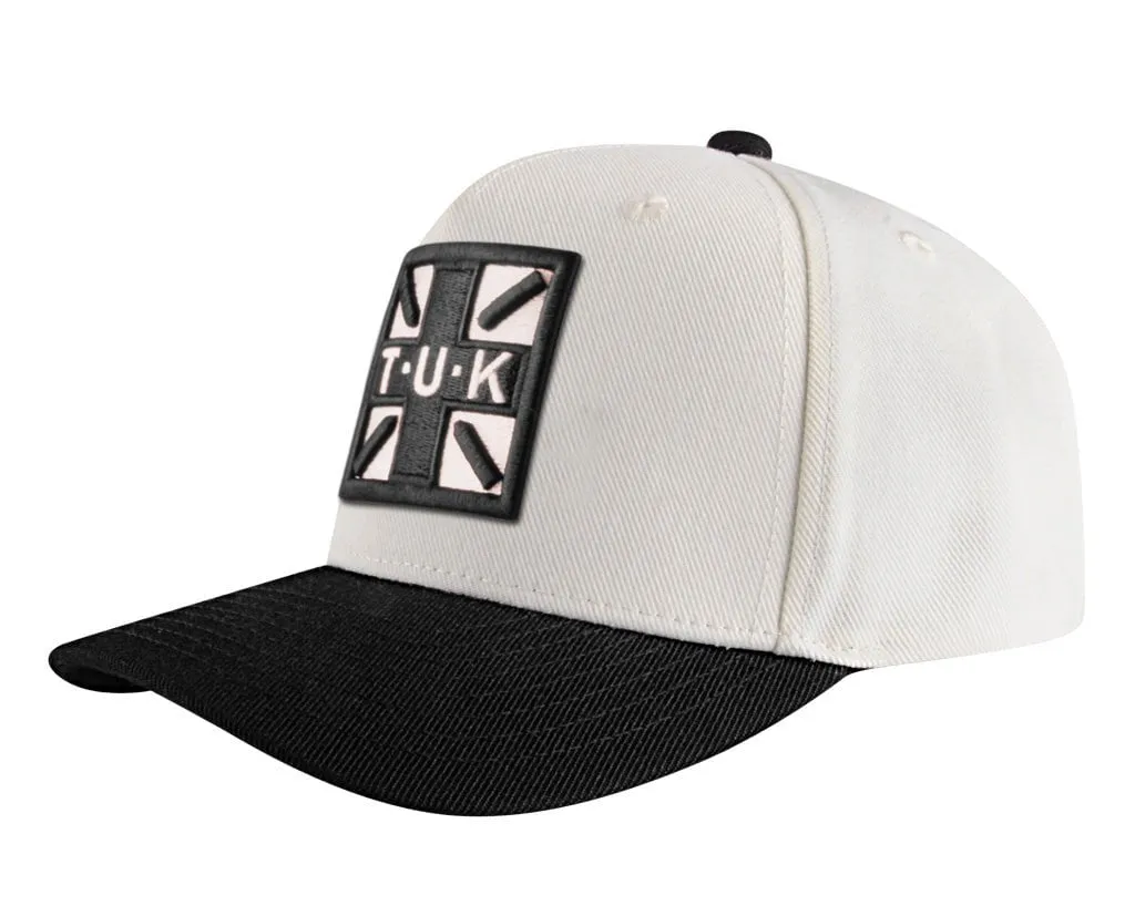 Black & Cream T.U.K. Logo Hat