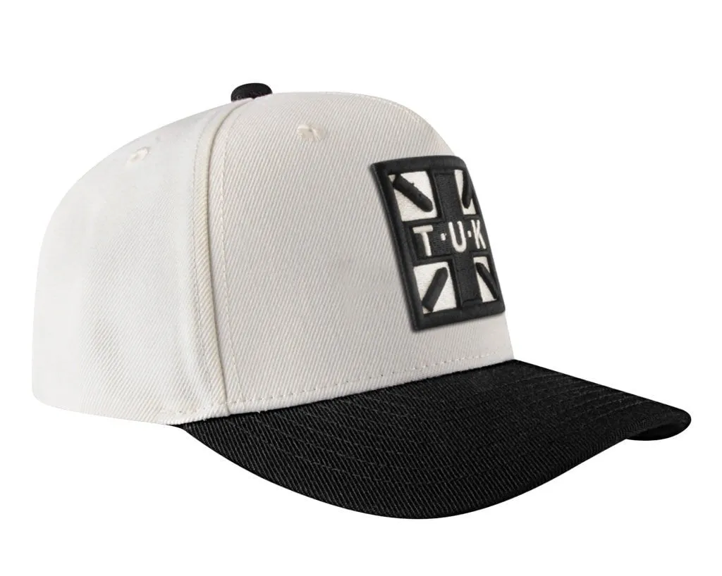 Black & Cream T.U.K. Logo Hat