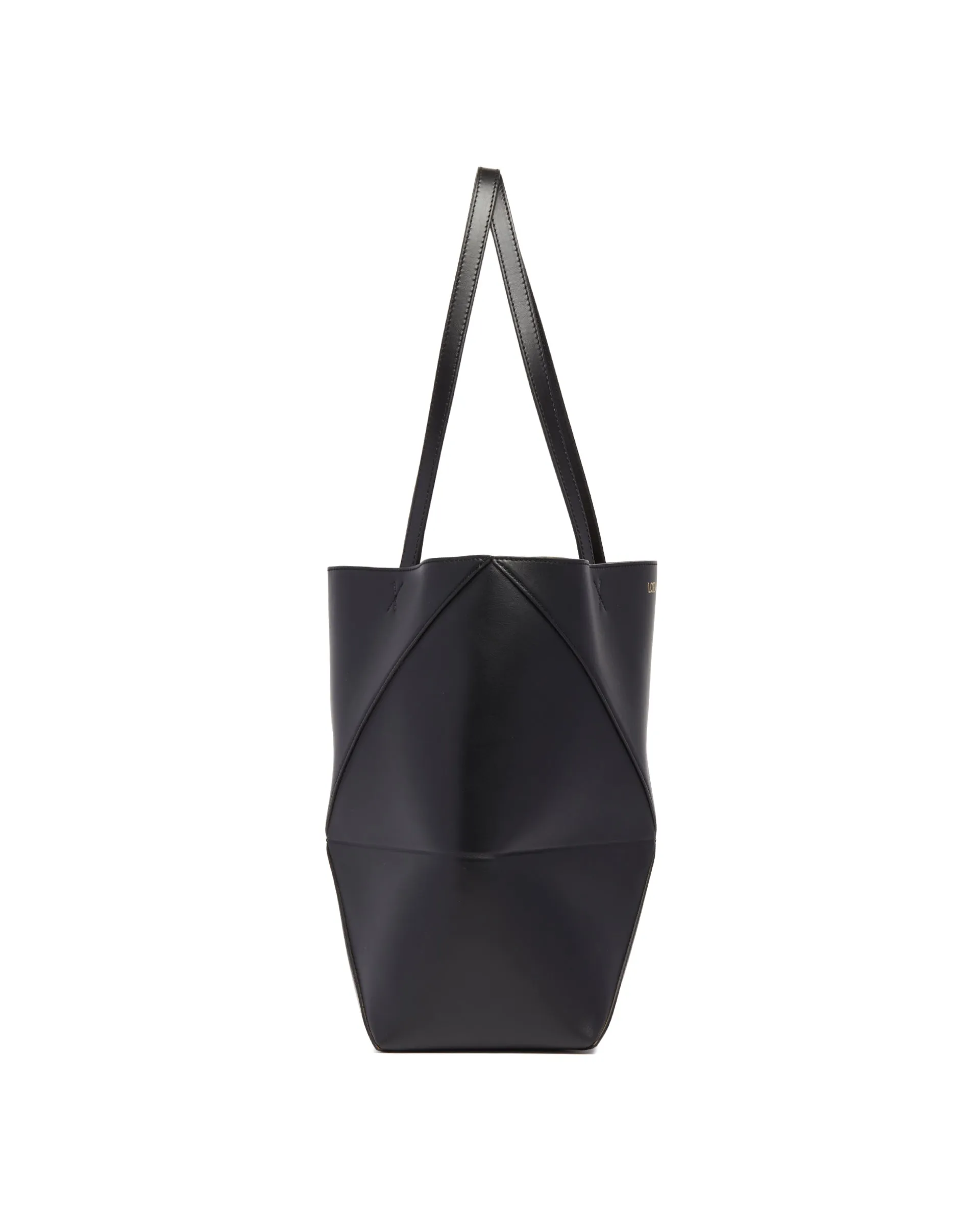 Black Medium Puzzle Fold Tote