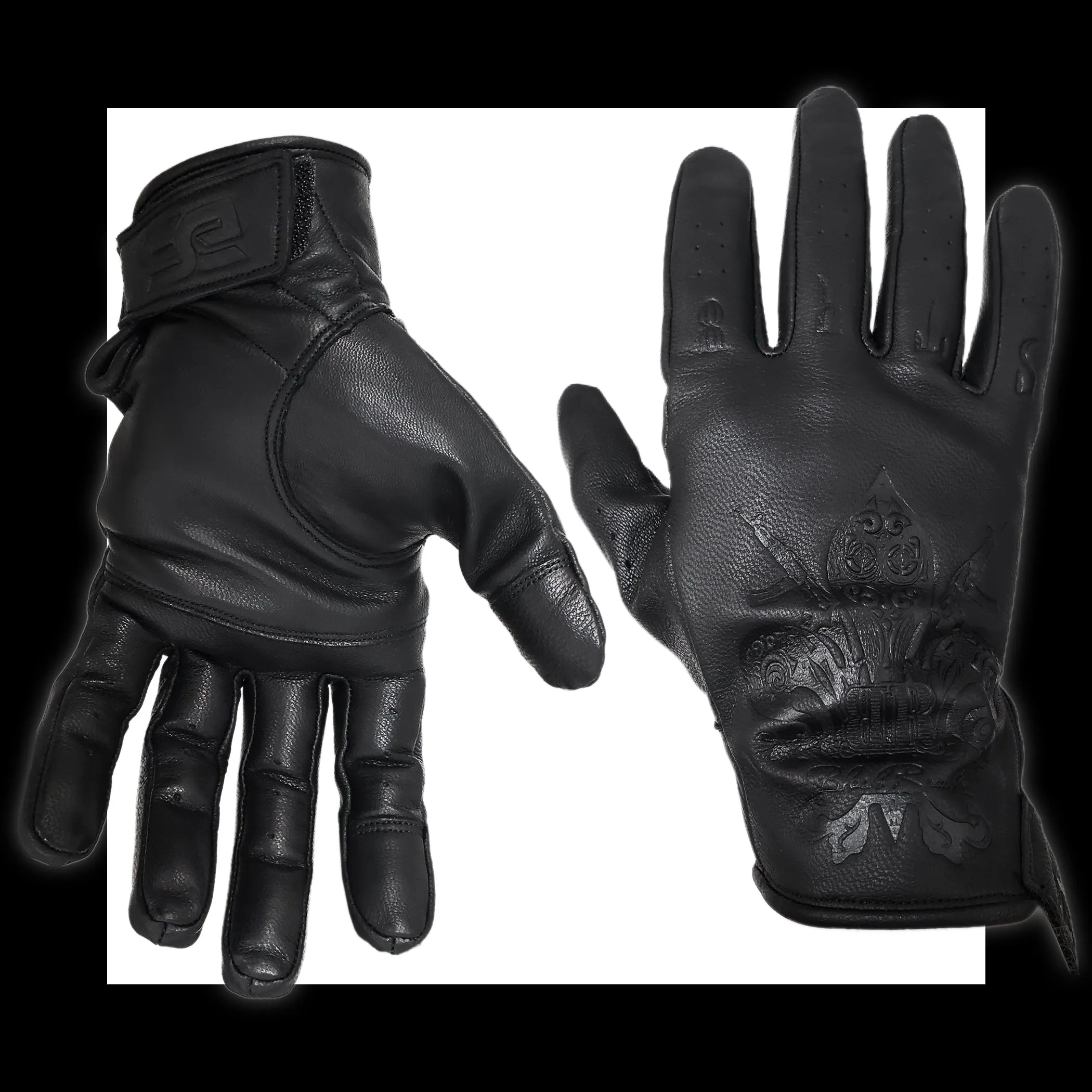 Black Rambo Exclusive Tactical Gloves