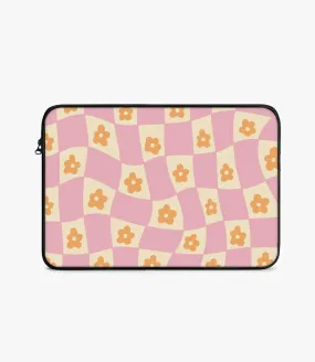 Blossom Groovy Floral Laptop Sleeve