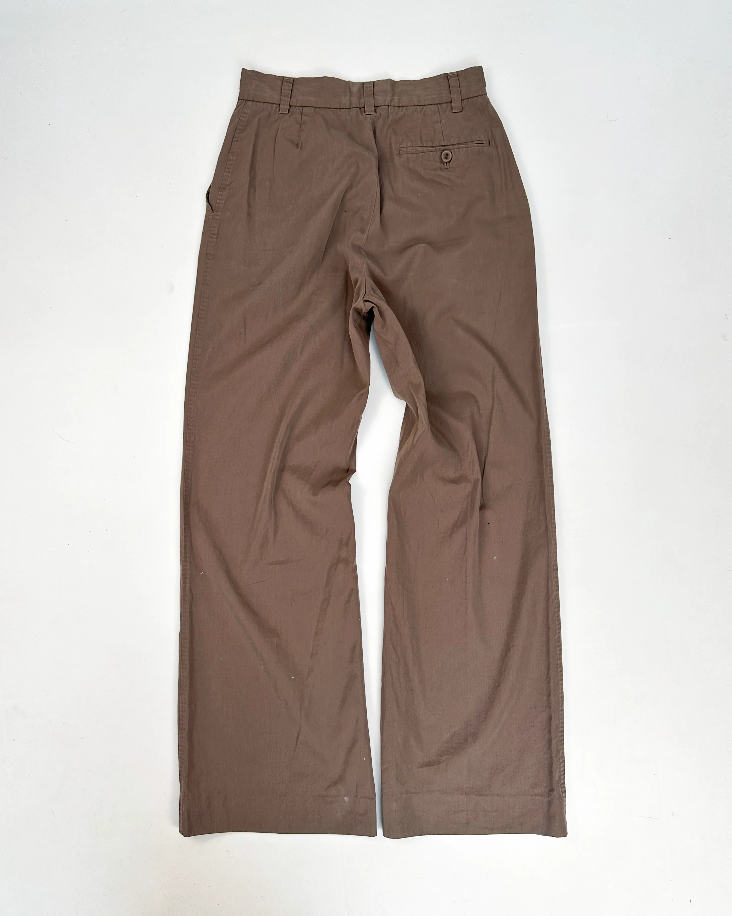 Bottega Veneta Brown wide Leg Pants 2000's