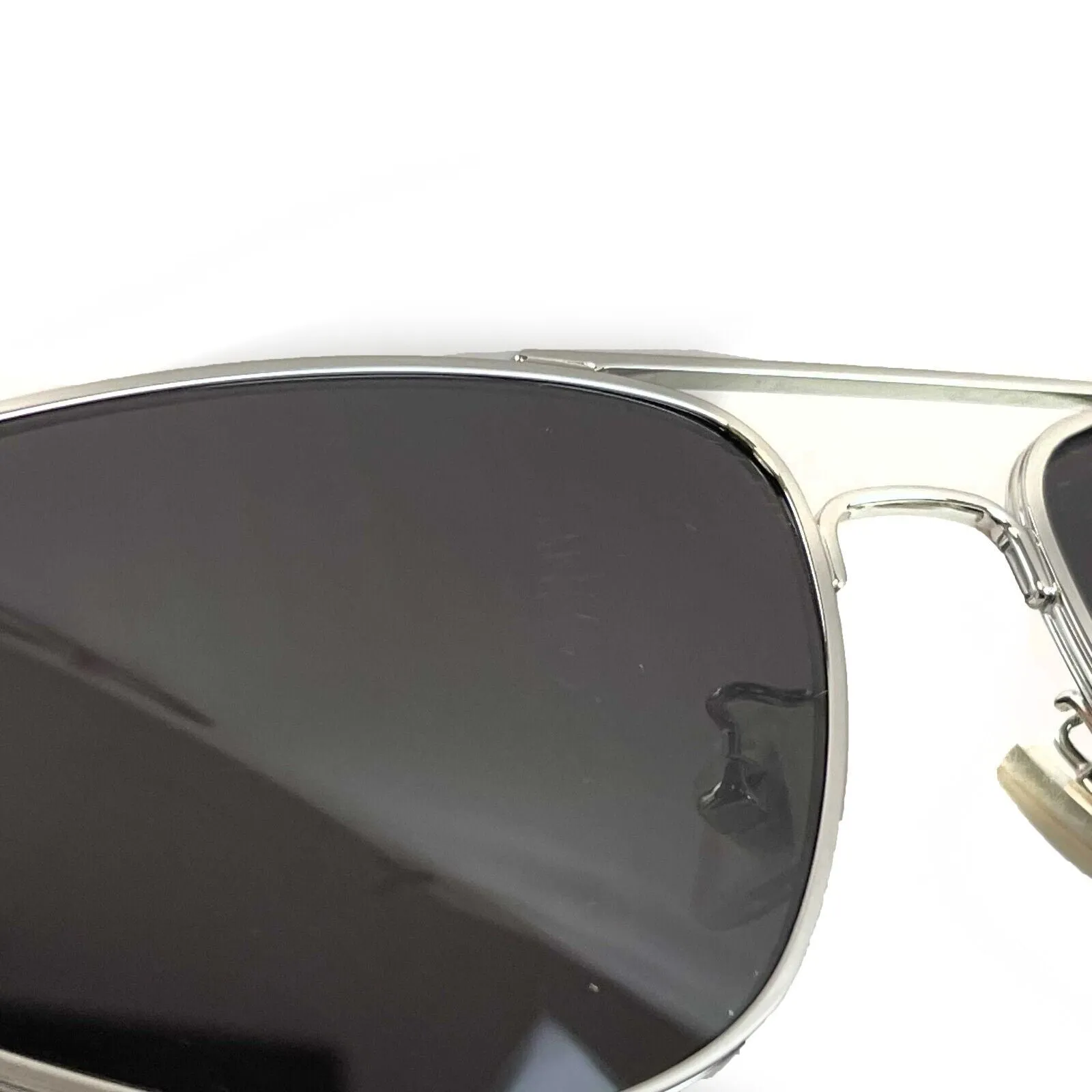 Bottega Veneta BV 2022 Pilot Metal Sunglasses Silver 1125S