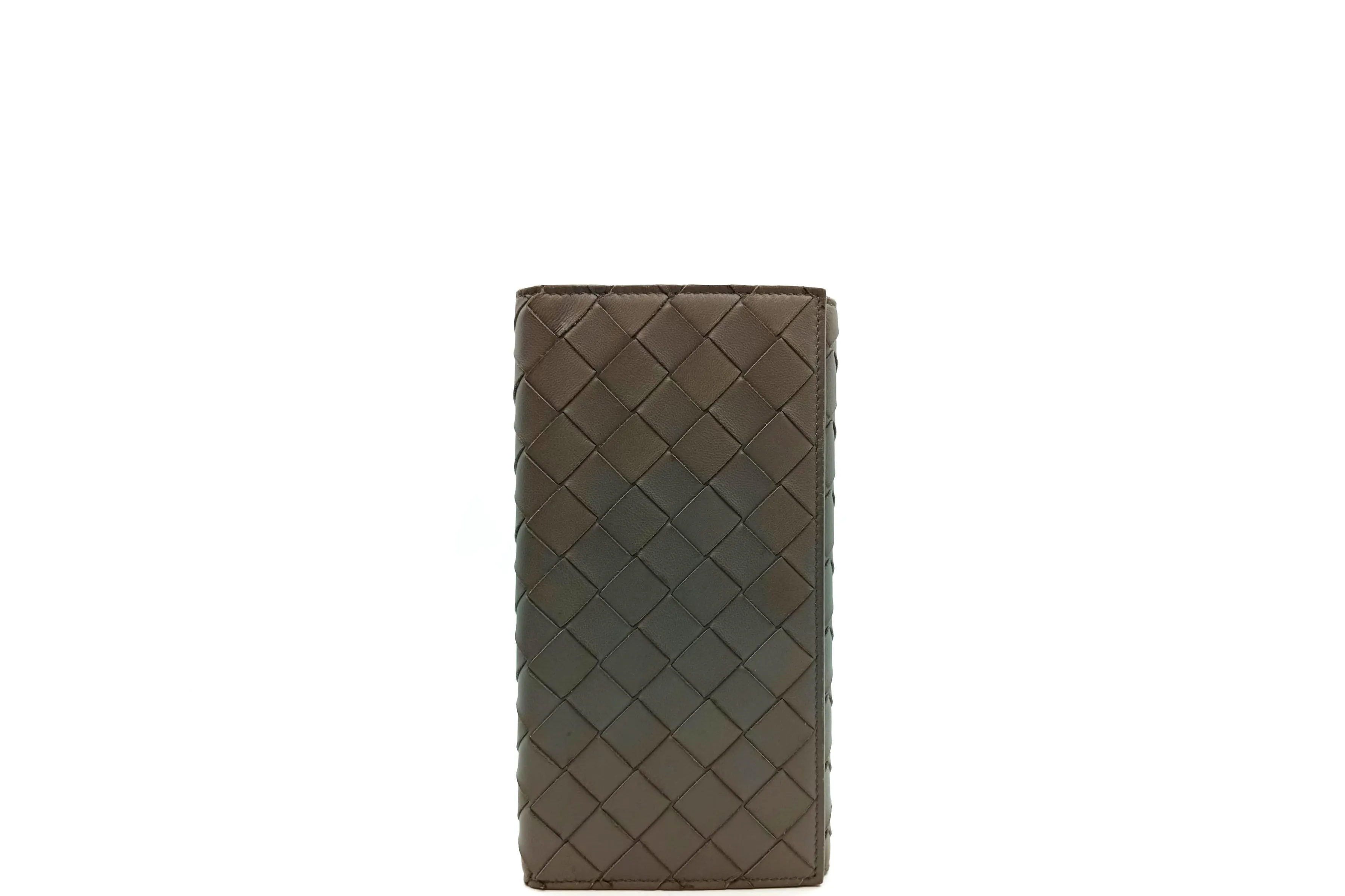 BOTTEGA VENETA CONTINENTAL WALLET (P013197467) LARGE CONCRETE GREY LEATHER GOLD HARDWARE, WITH DUST COVER & BOX