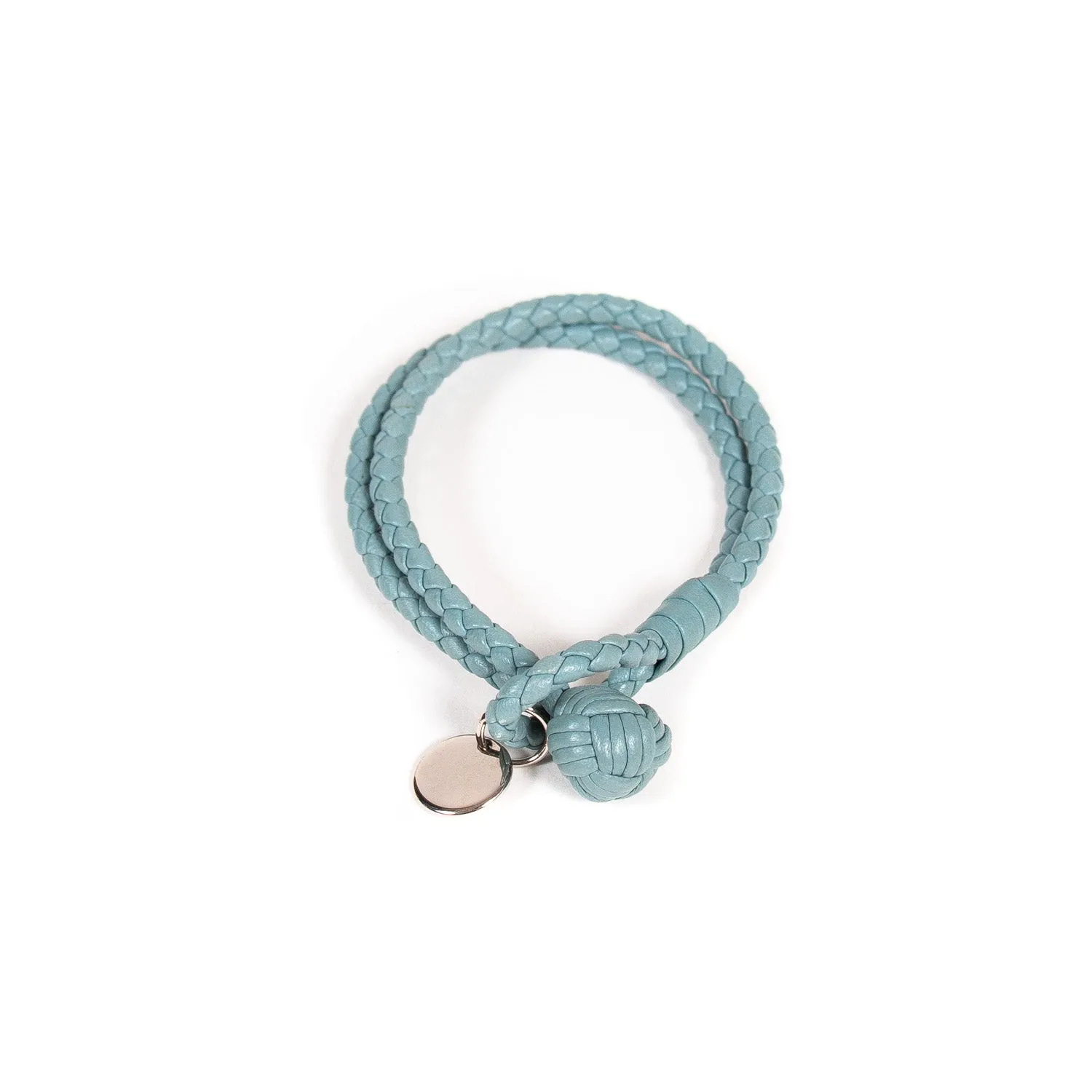 Bottega Veneta Intrecciato Double Row Knot Bracelet