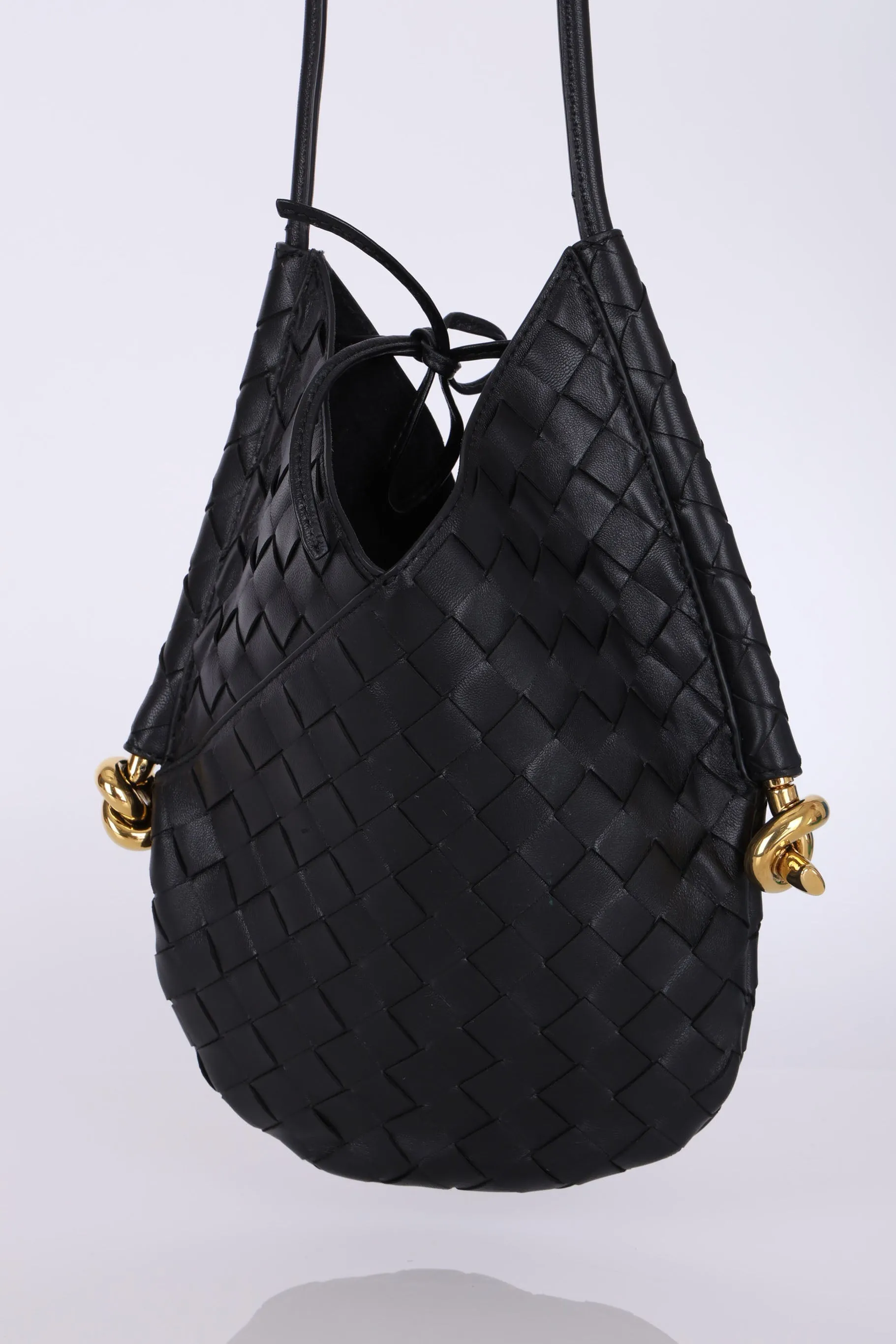 Bottega Veneta Intrecciato Small Solstice Shoulder Bag