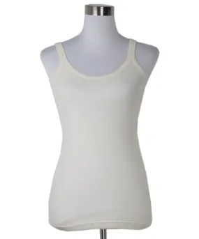 Bottega Veneta Ivory Cotton Tank Top sz 2