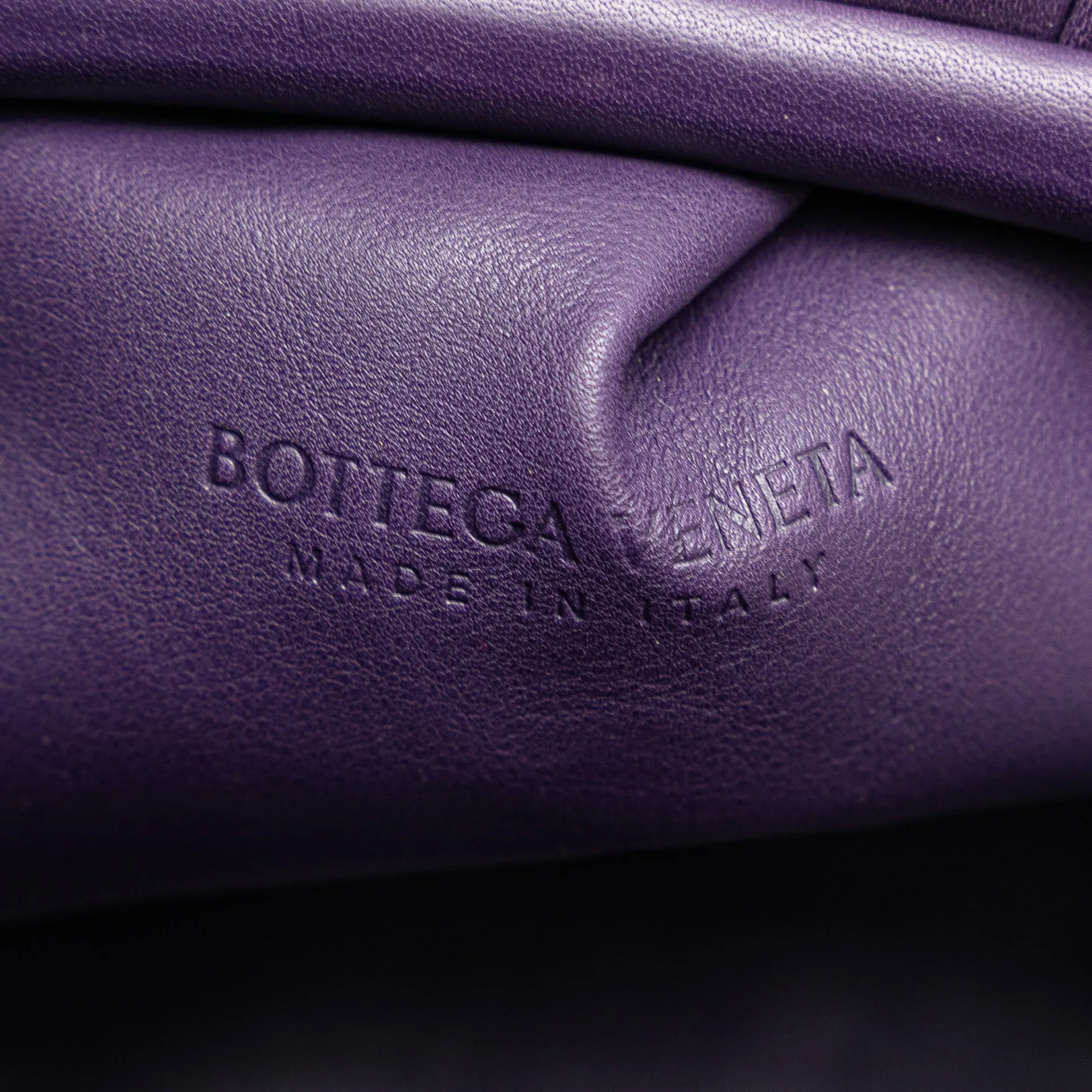 Bottega Veneta The Pouch Clutch Purple