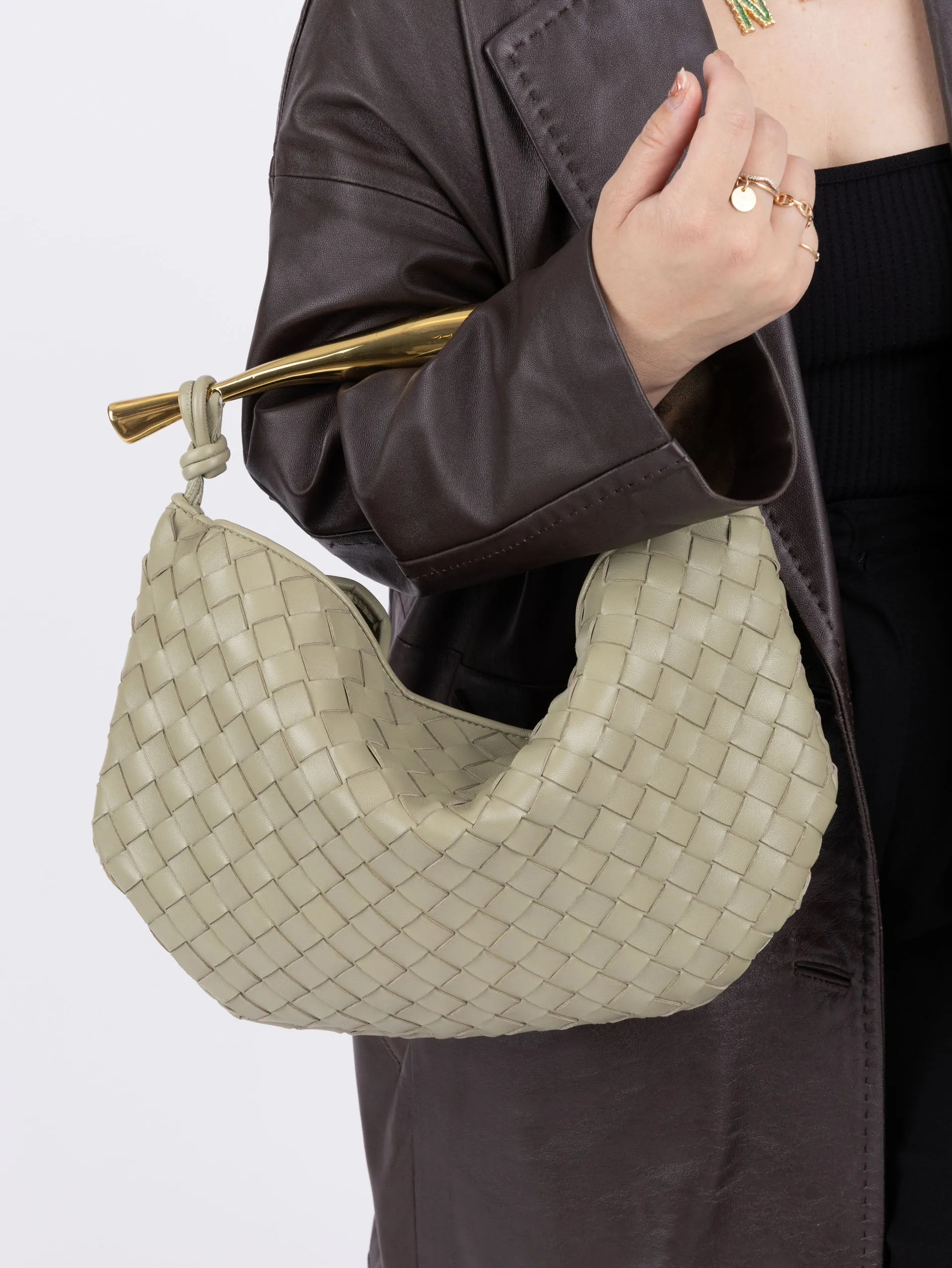 Bottega Veneta Travertine Classic Sardine