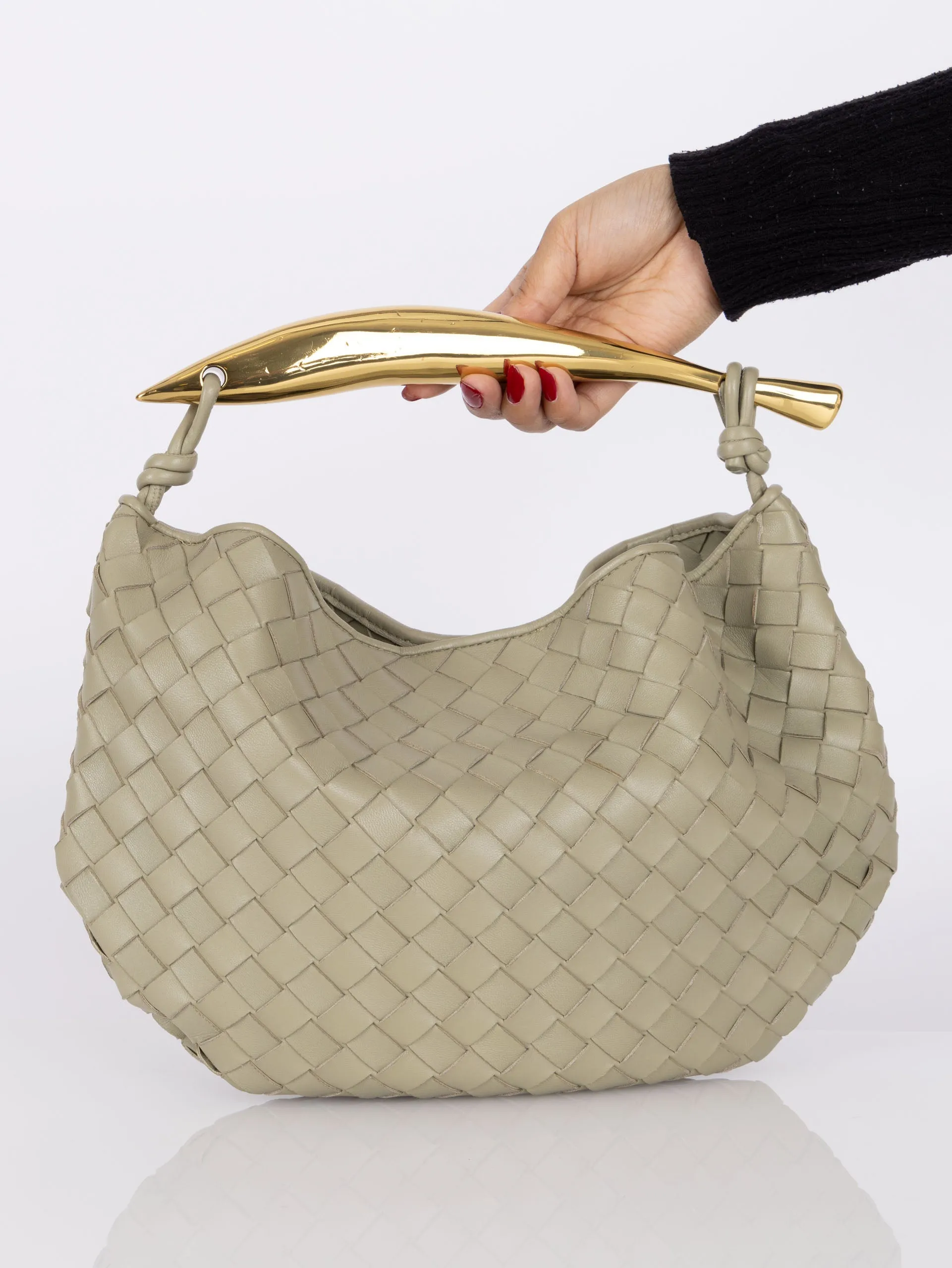 Bottega Veneta Travertine Classic Sardine