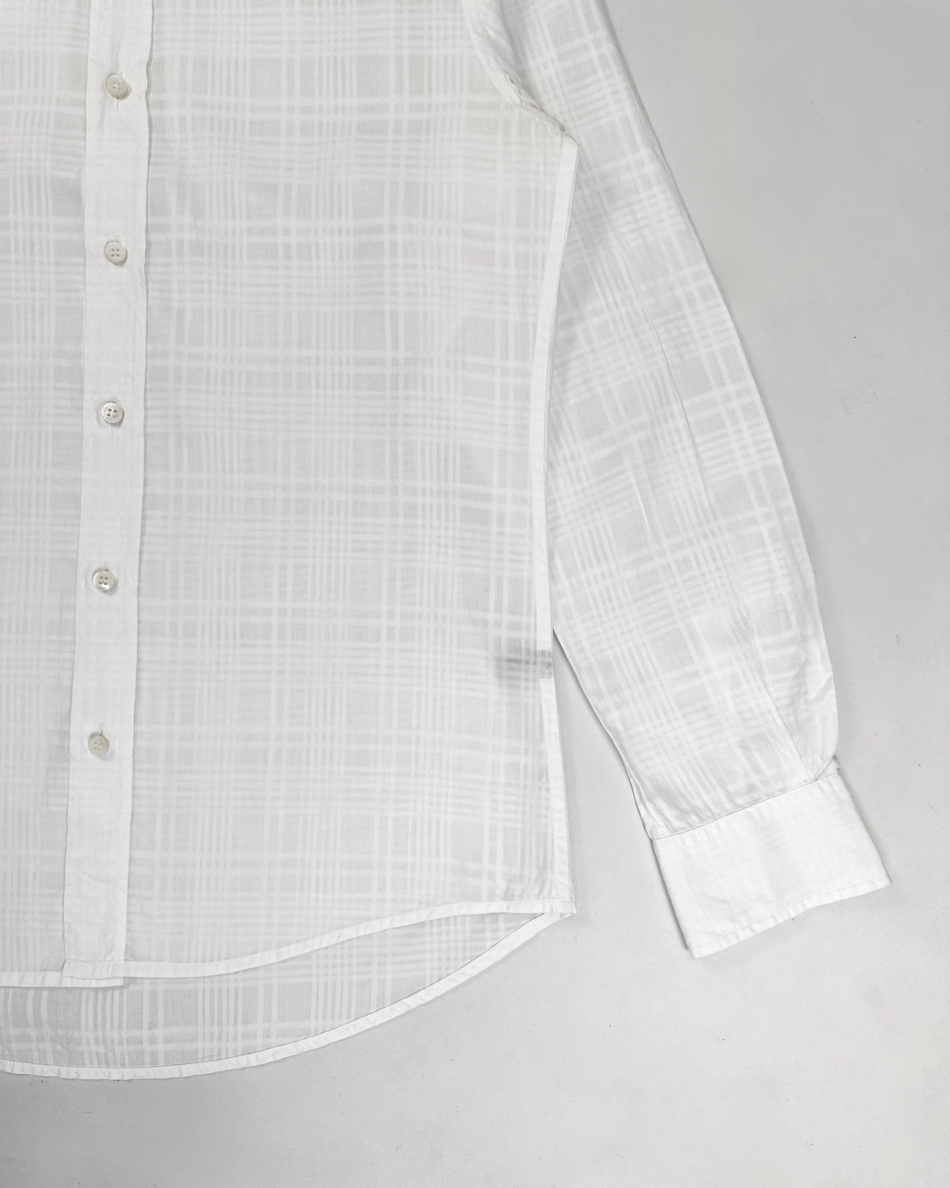 Bottega Veneta White Cotton Shirt 2000's