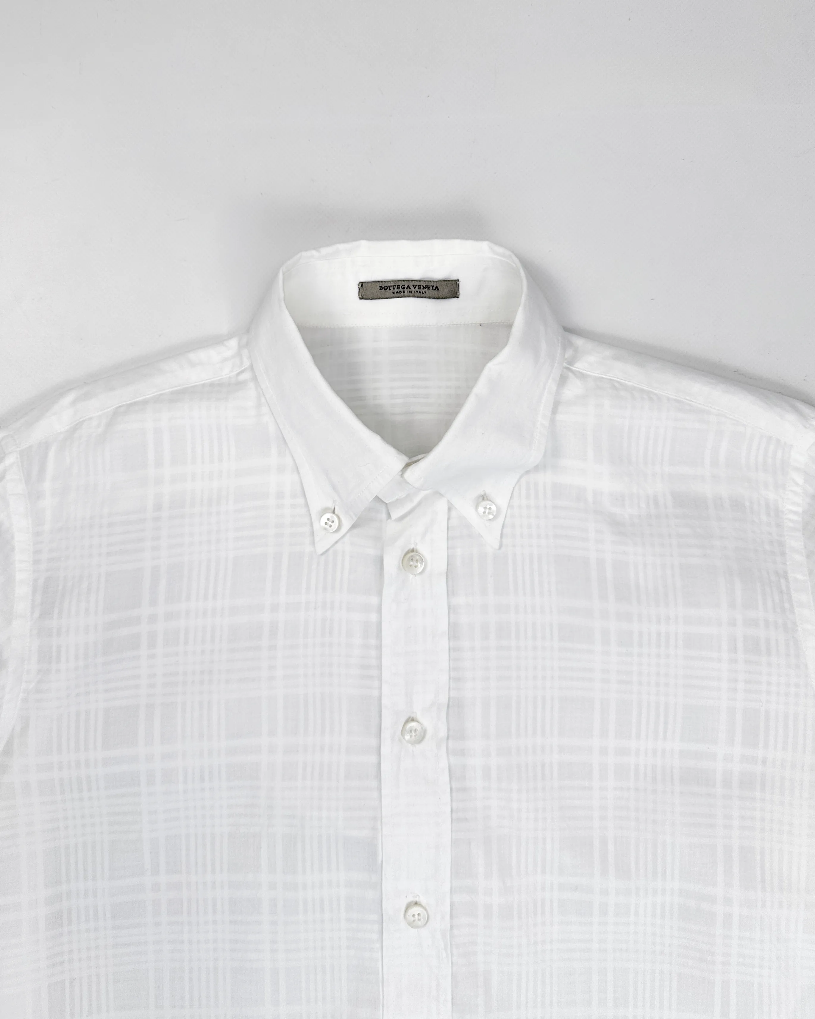 Bottega Veneta White Cotton Shirt 2000's