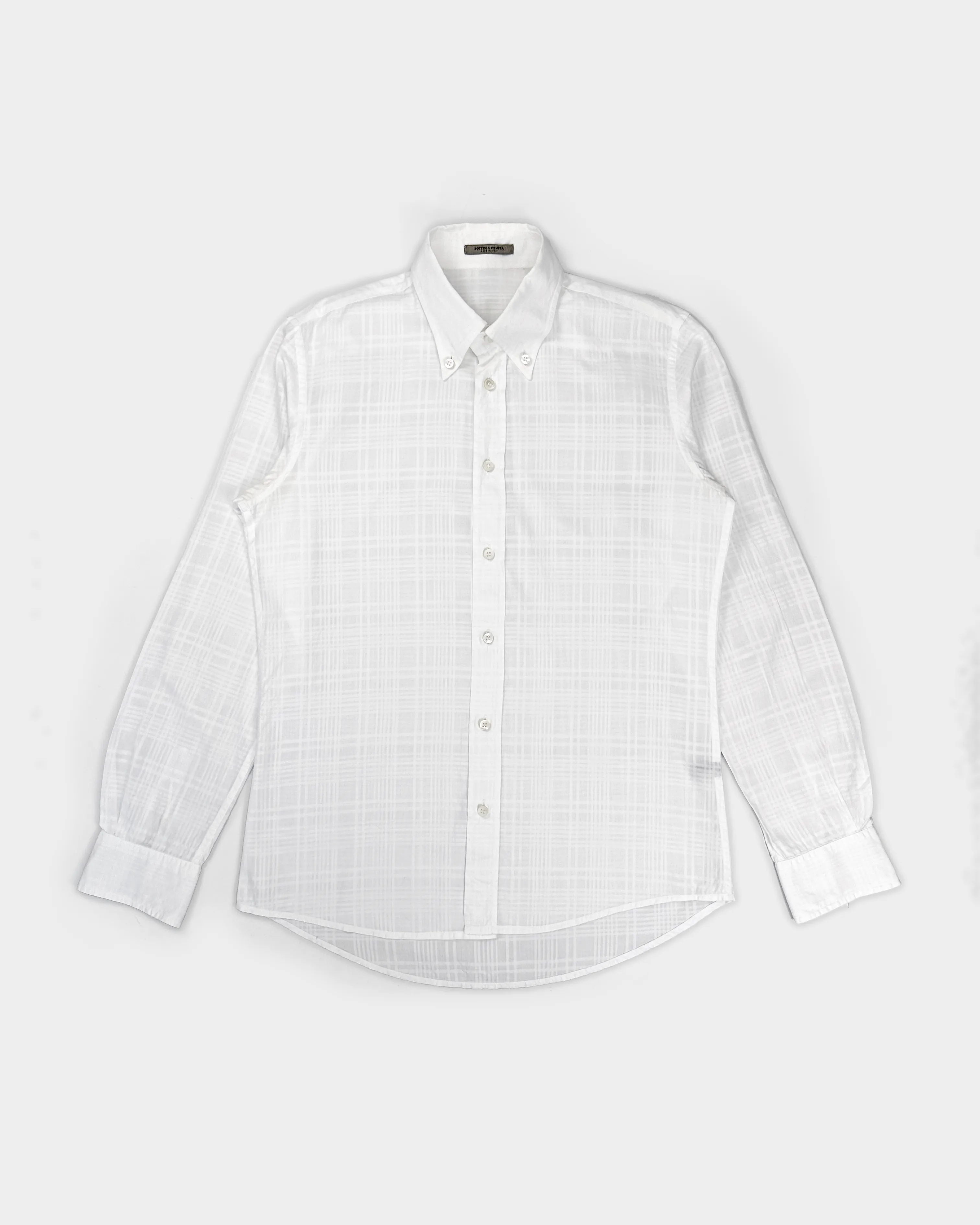 Bottega Veneta White Cotton Shirt 2000's