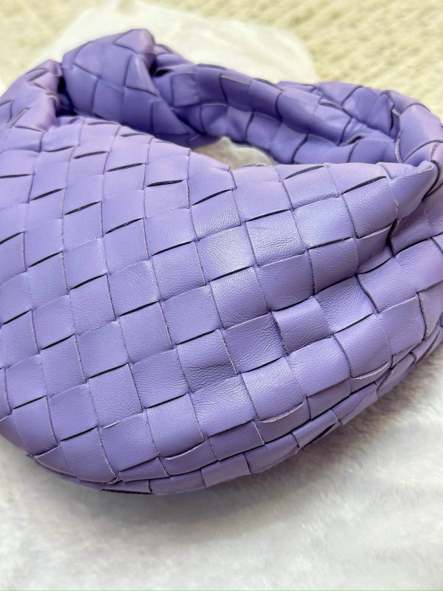 Bottega Venetia Nappa Intrecciato Mini Jodie Lavender