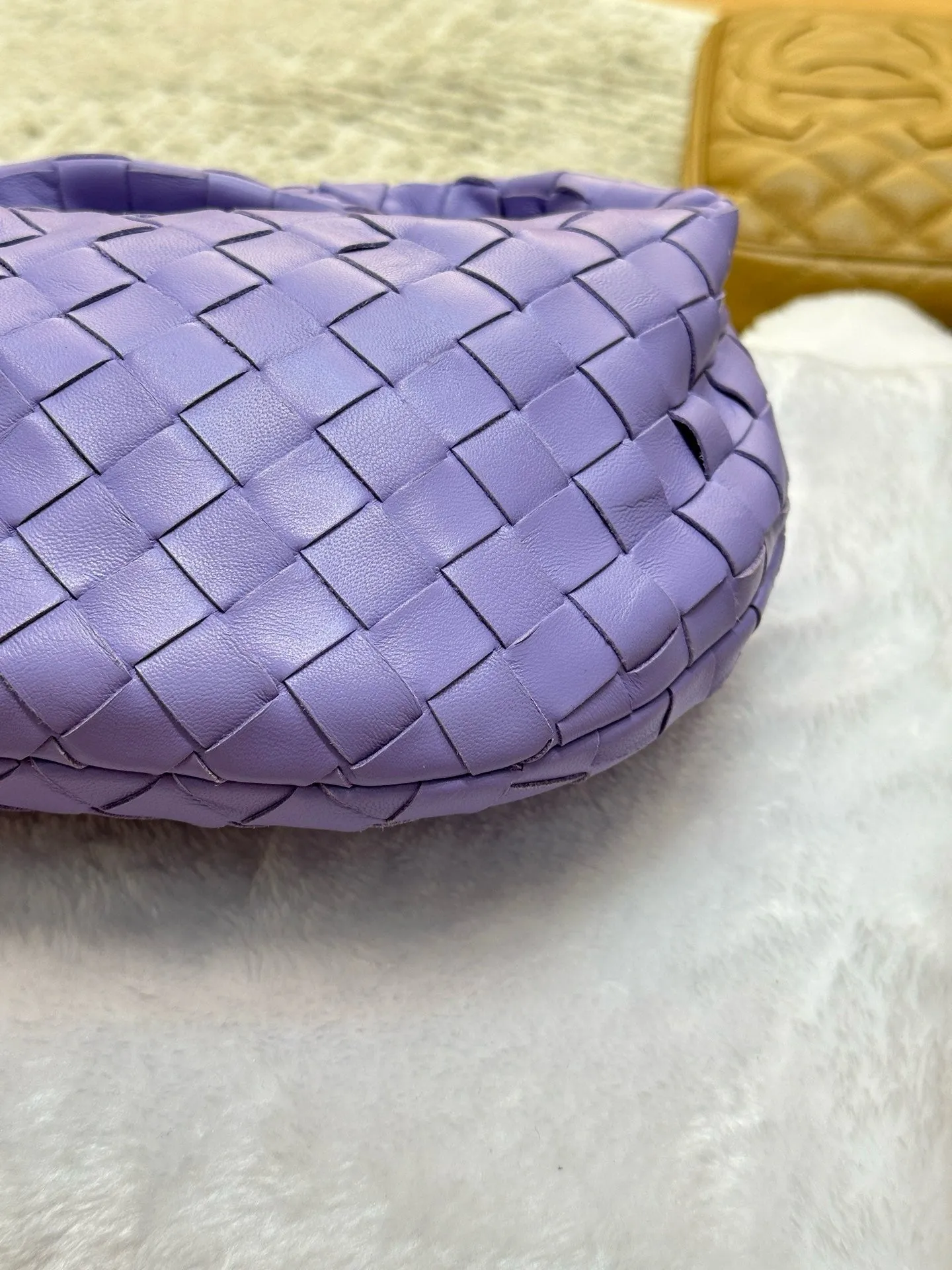 Bottega Venetia Nappa Intrecciato Mini Jodie Lavender