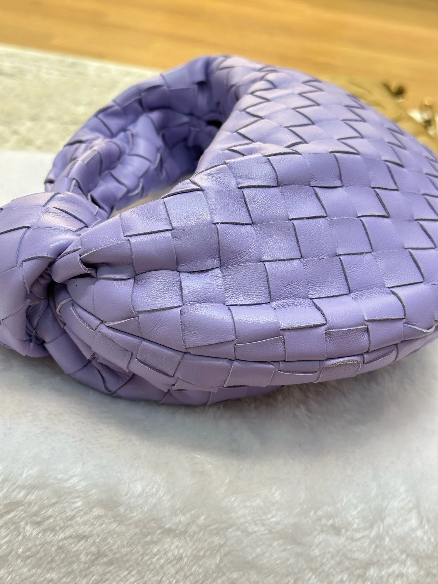 Bottega Venetia Nappa Intrecciato Mini Jodie Lavender