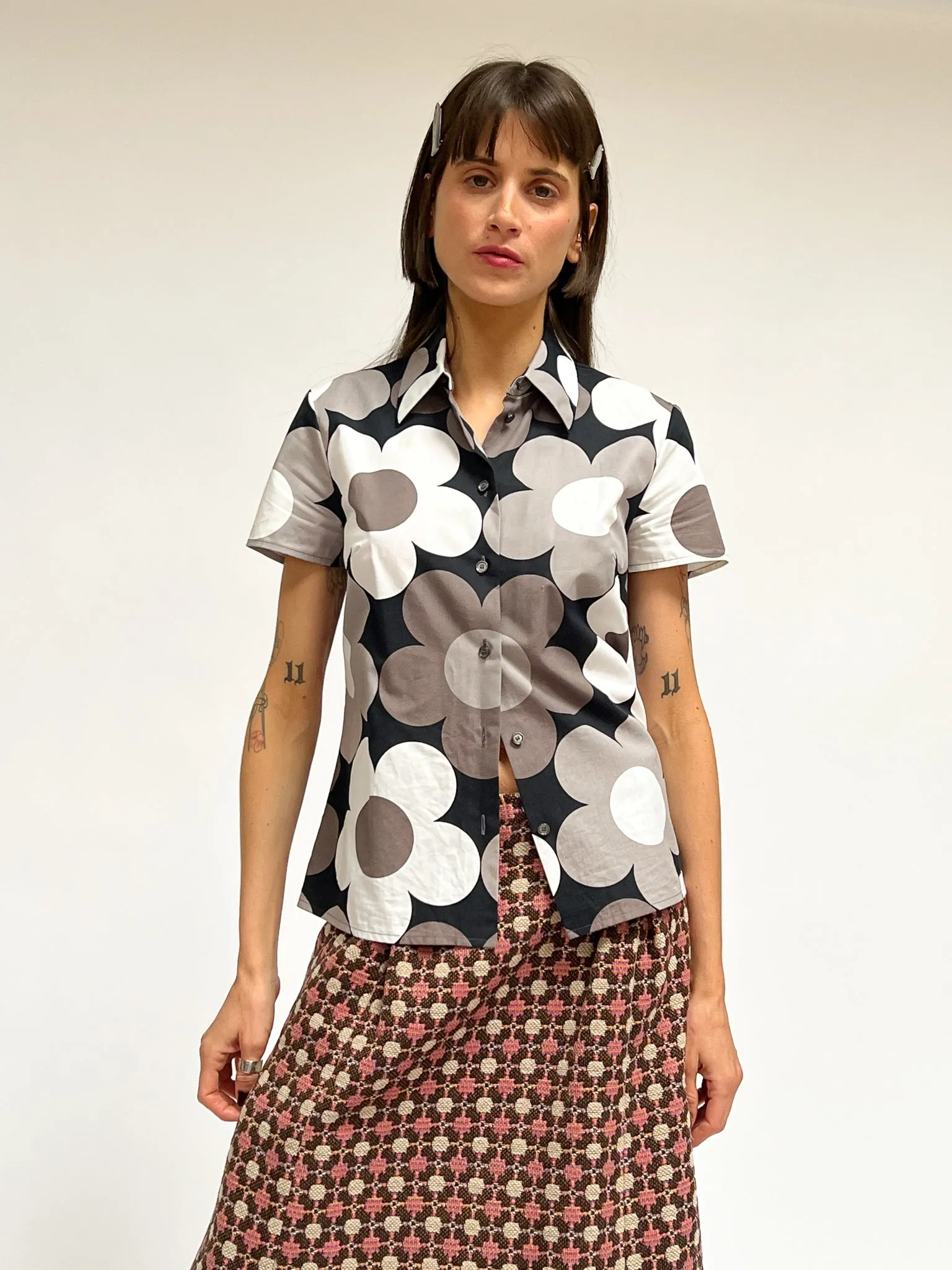 Celine Big Daisy Buttondown (S)