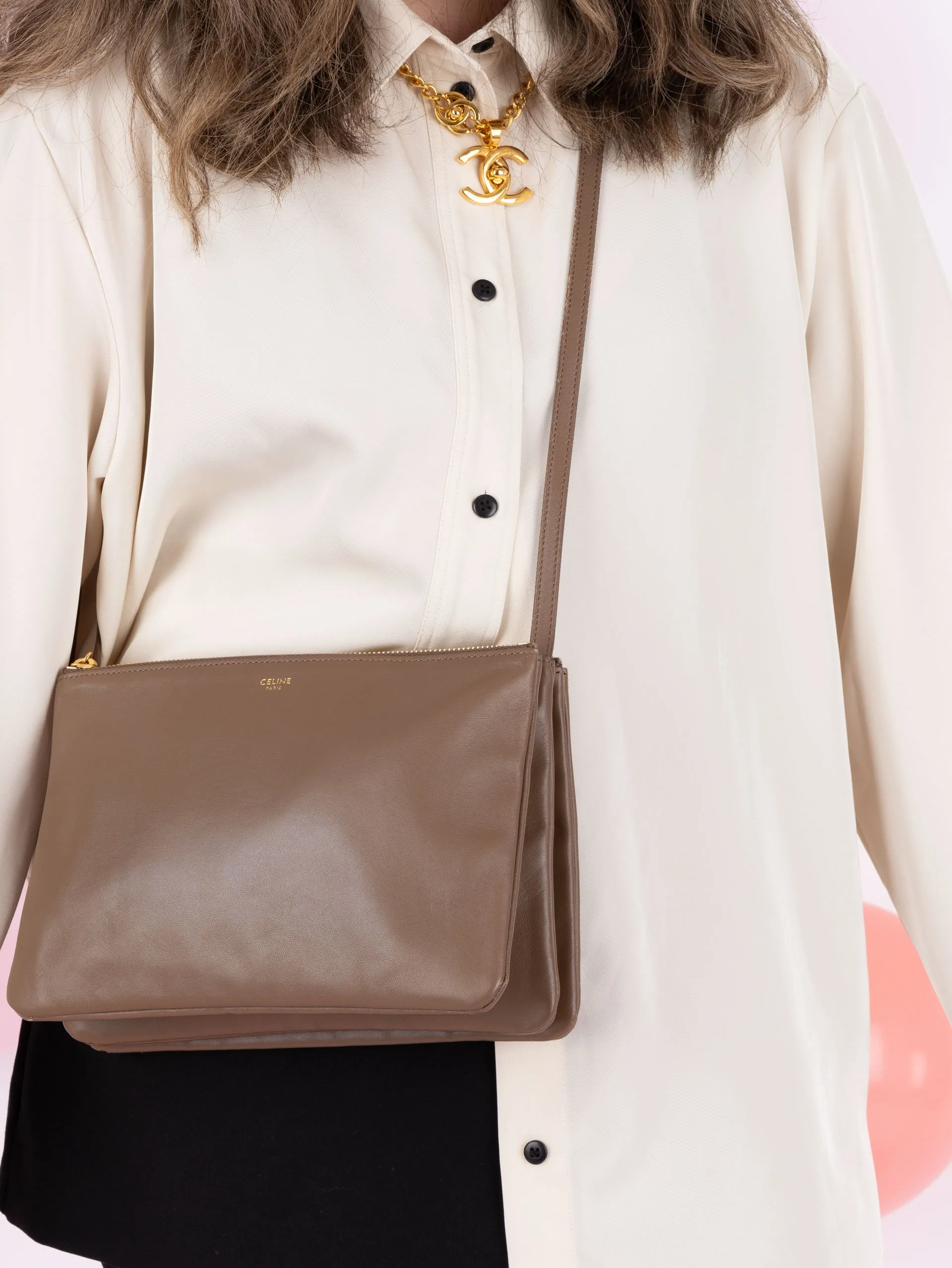 Celine Leather Crossbody