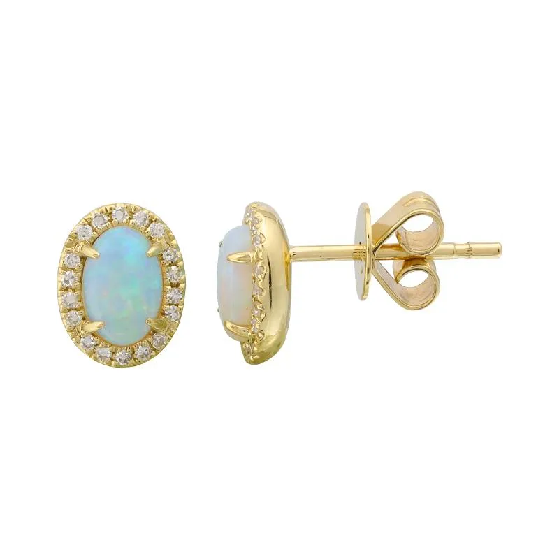 CELINE OPAL STUD EARRINGS