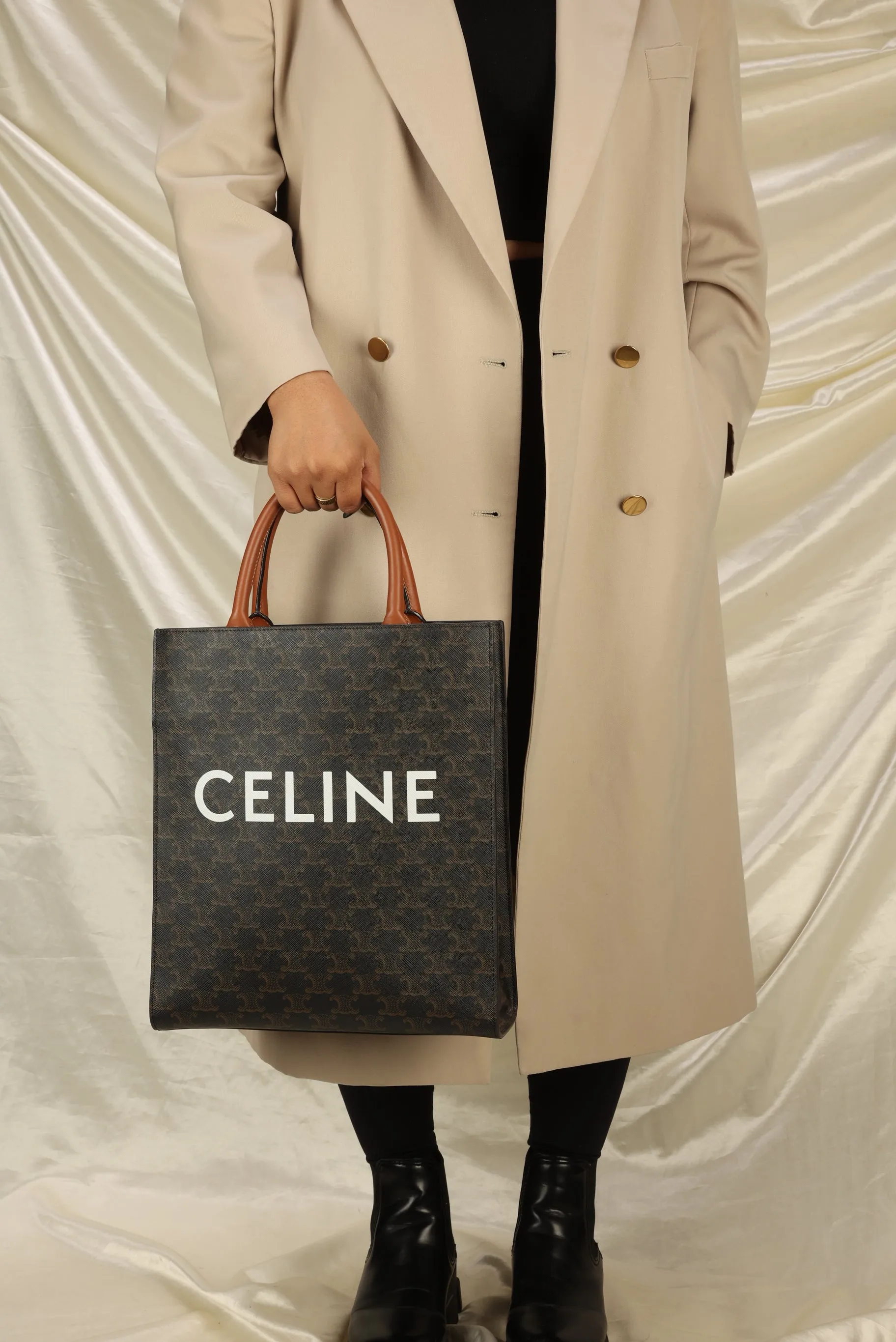 Celine Small Triomphe Cabas Tote