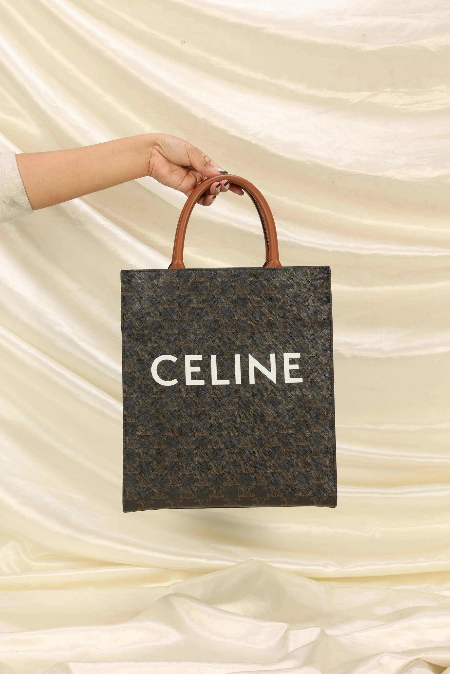 Celine Small Triomphe Cabas Tote