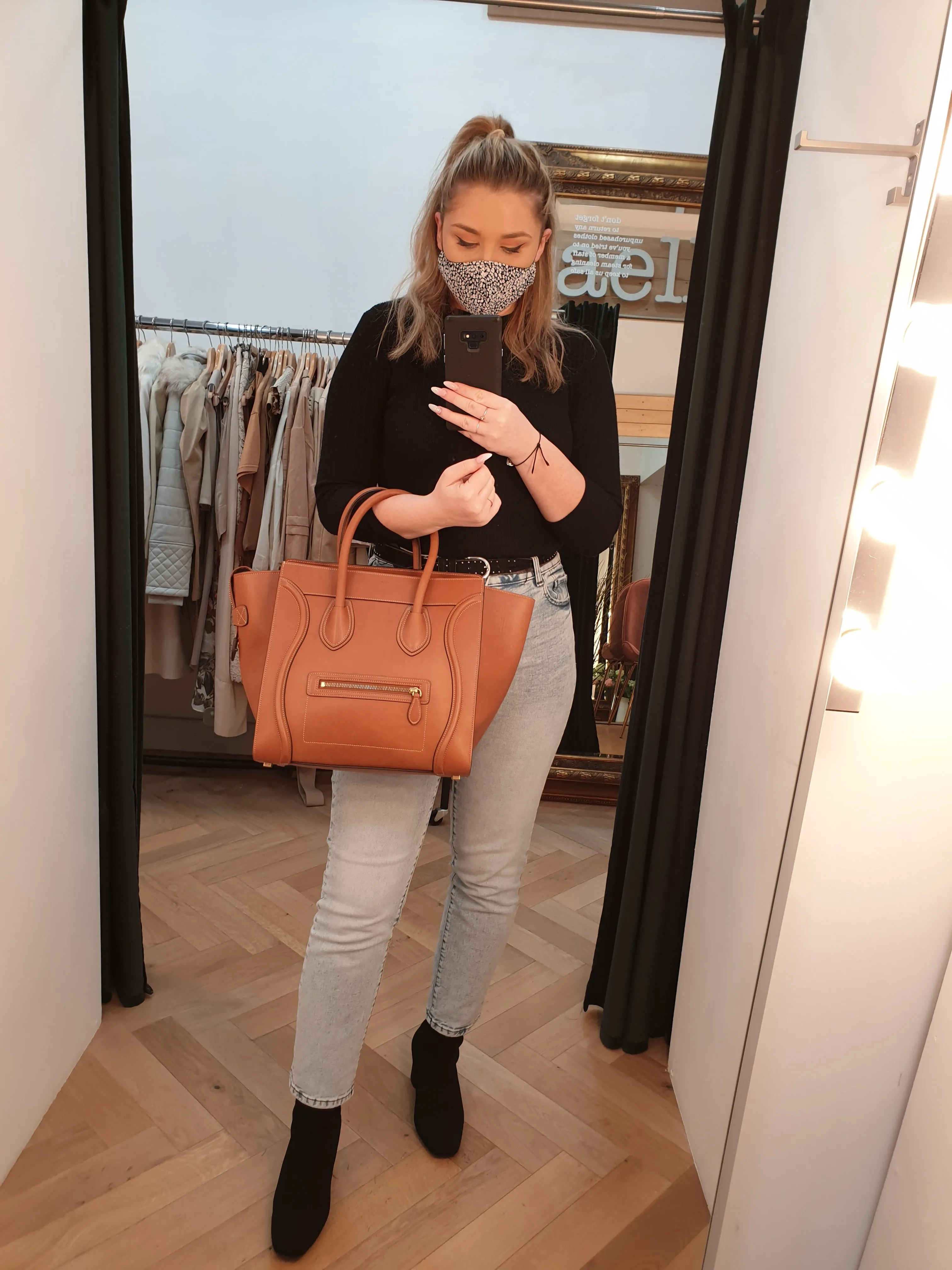 Tan Leather Phantom Tote Bag - Popular on Instagram