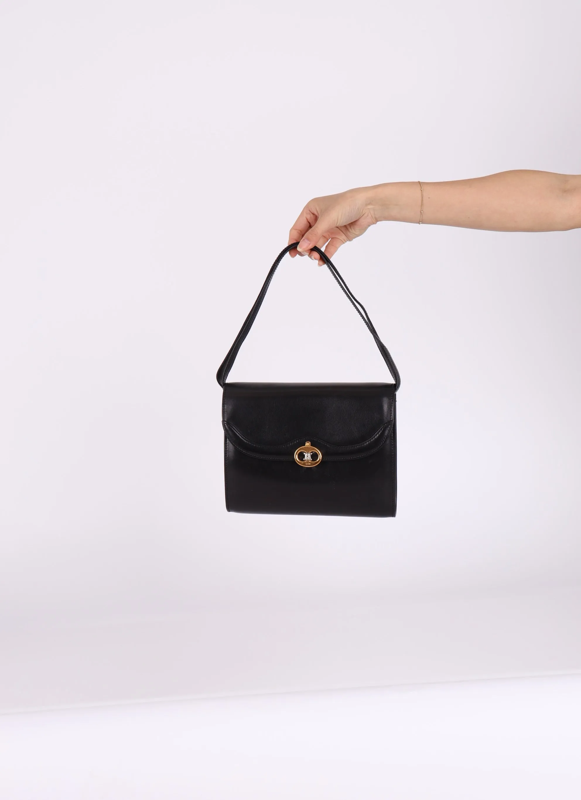 Celine Triomphe Box Shoulder Bag