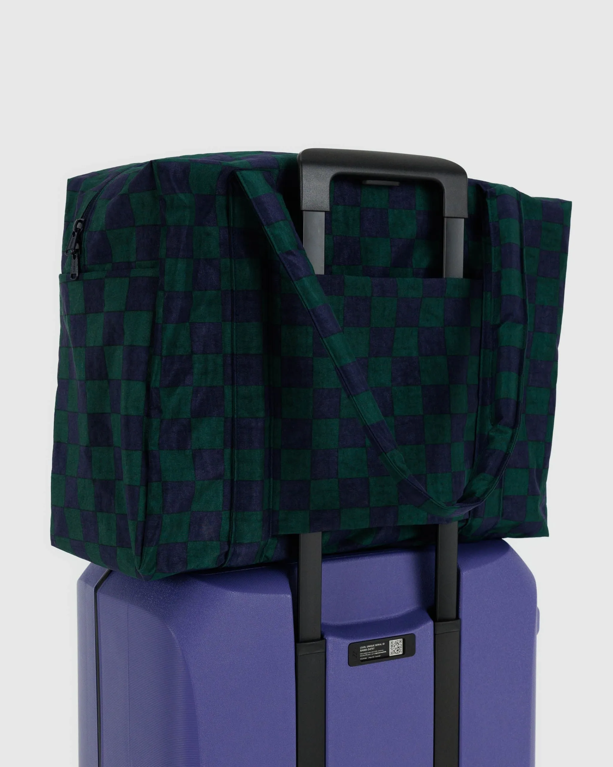 Cloud Carry-on - Navy Green Check