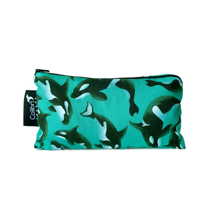 Colibri Reusable Snack Bag - Orcas