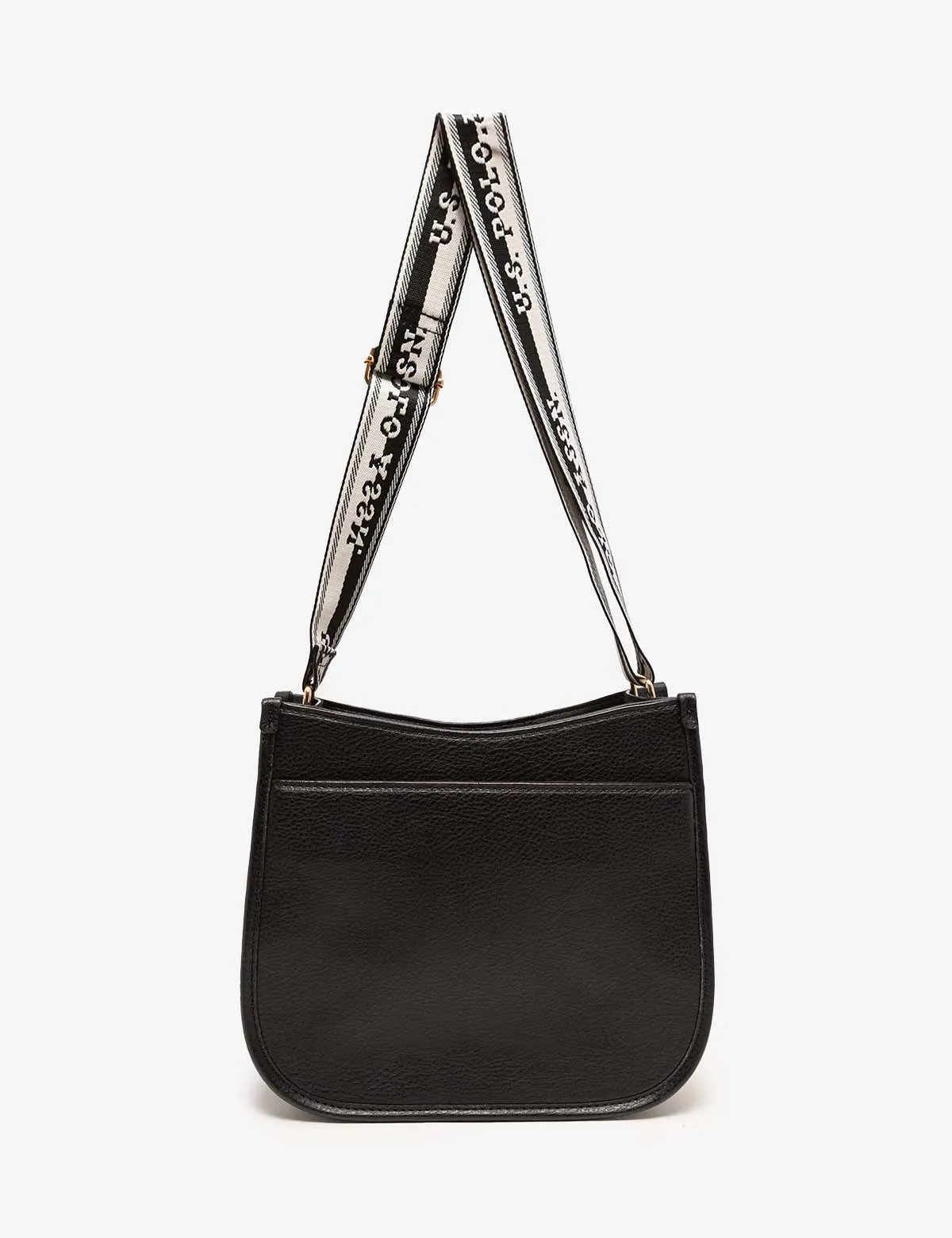 CREST CROSSBODY BAG WITH BRANDED STRAP