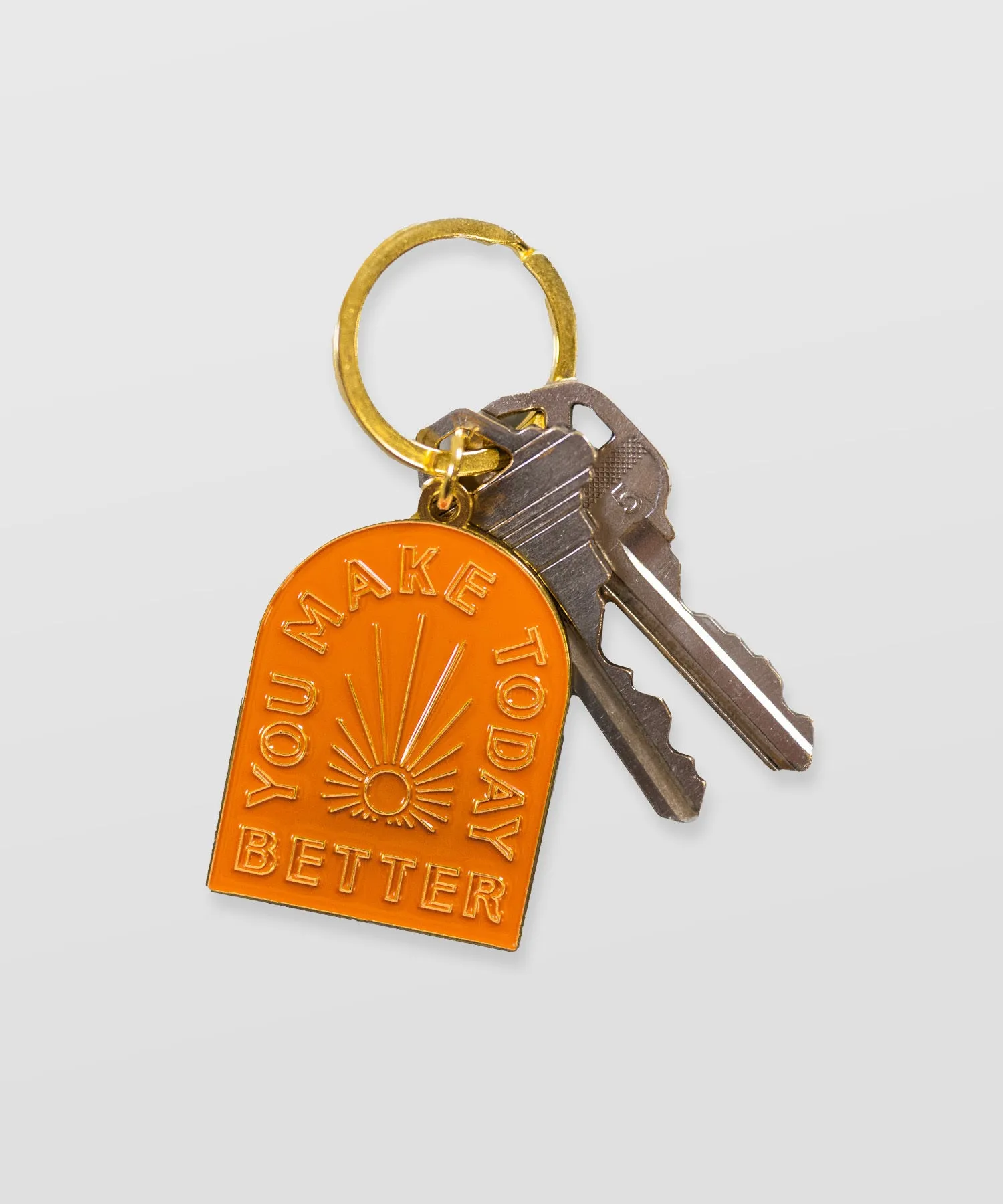 Daybreak Enamel Keychain