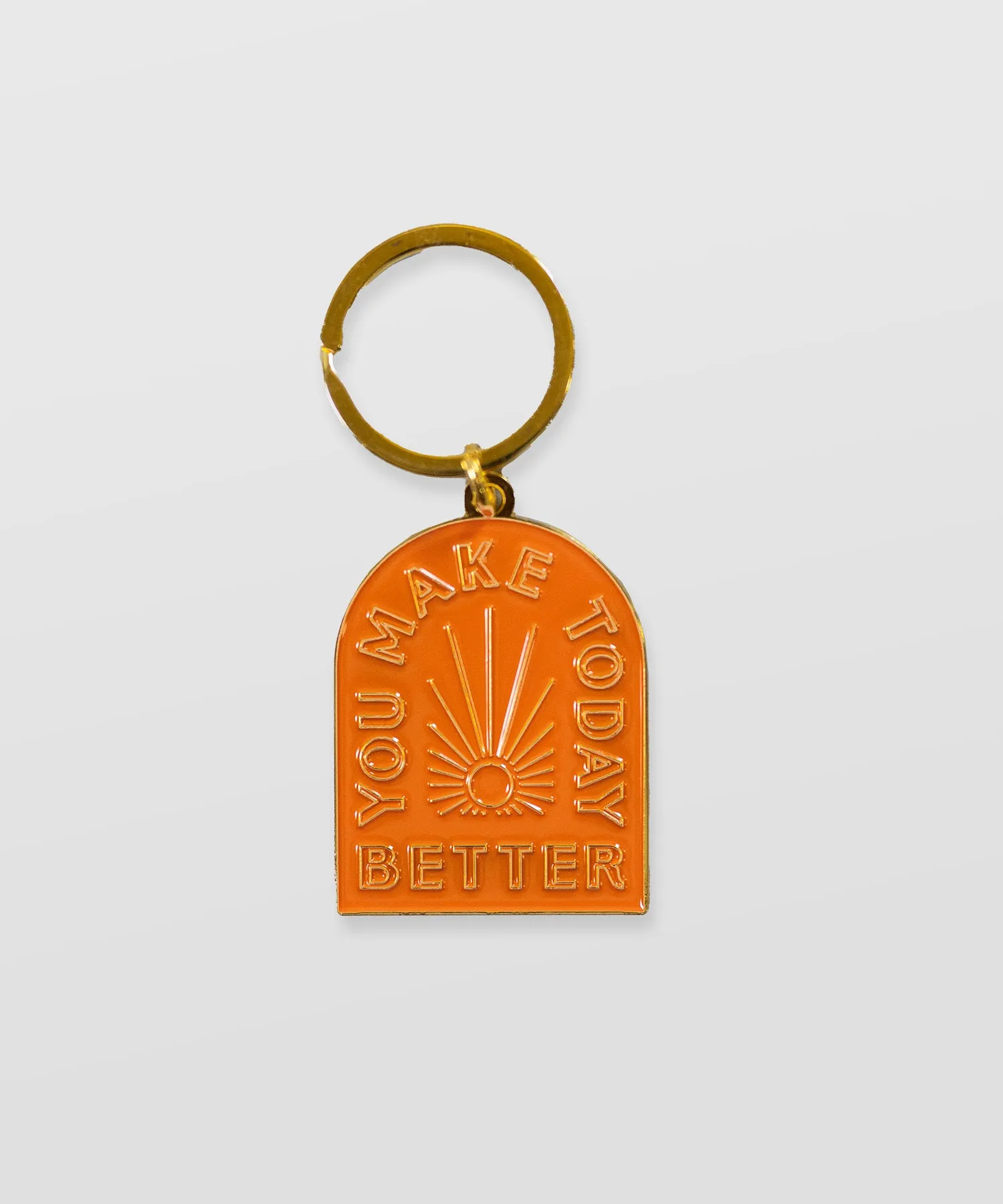 Daybreak Enamel Keychain