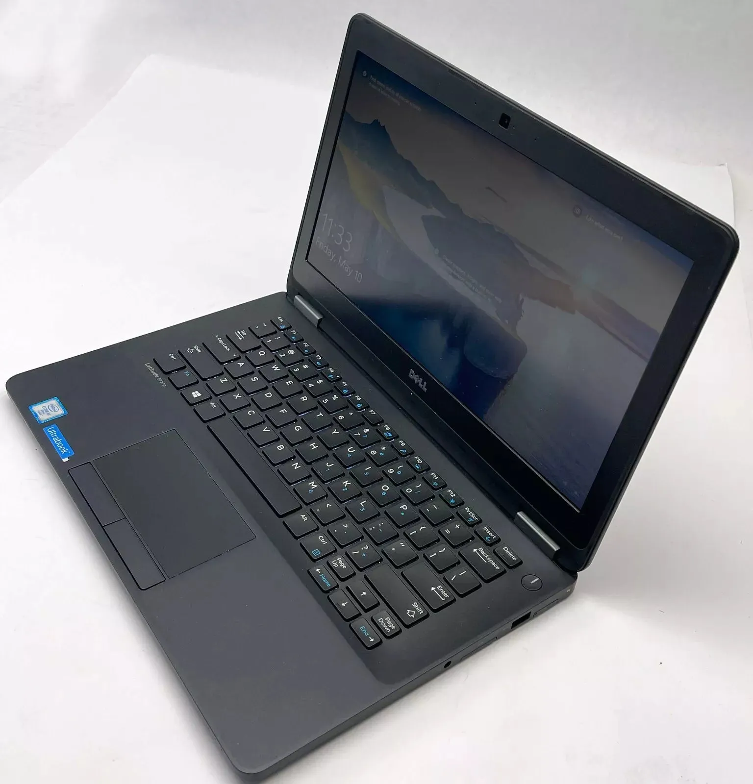 Dell Latitude 7270 12.3" Intel Core i5 7th GEN 16GB 256GB Ssd WIN 10 Refurbished A  WF289